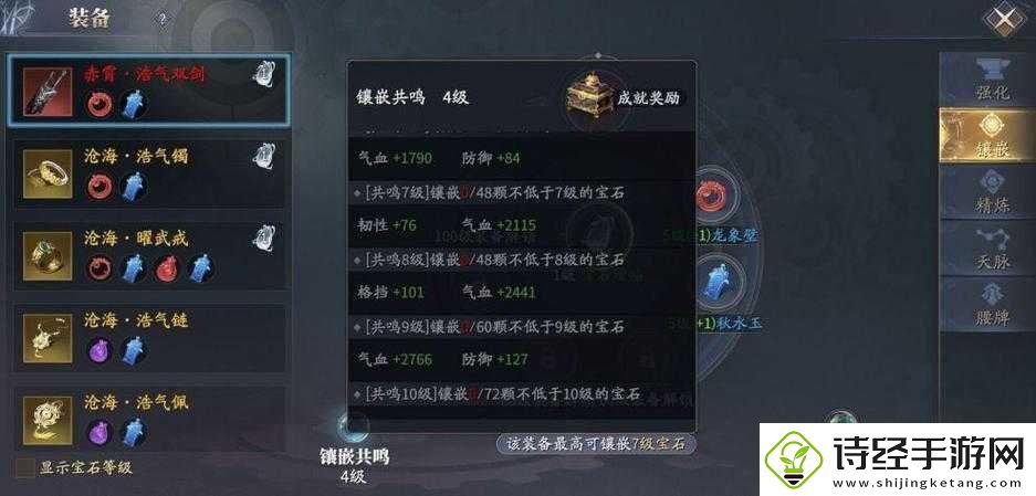 庆余年手游双剑武器宝石镶嵌策略及优选推荐指南