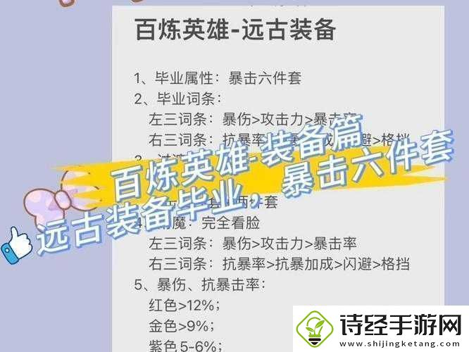 暴击吧装备！深入探索魔力时代装备系统的多样玩法与策略