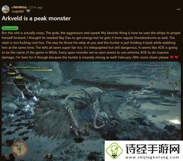 玩家热议怪物猎人